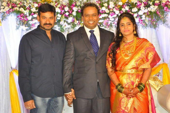 Comedian Harish Wedding Reception Photos