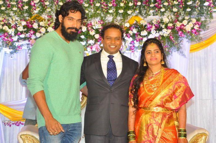 Comedian Harish Wedding Reception Photos