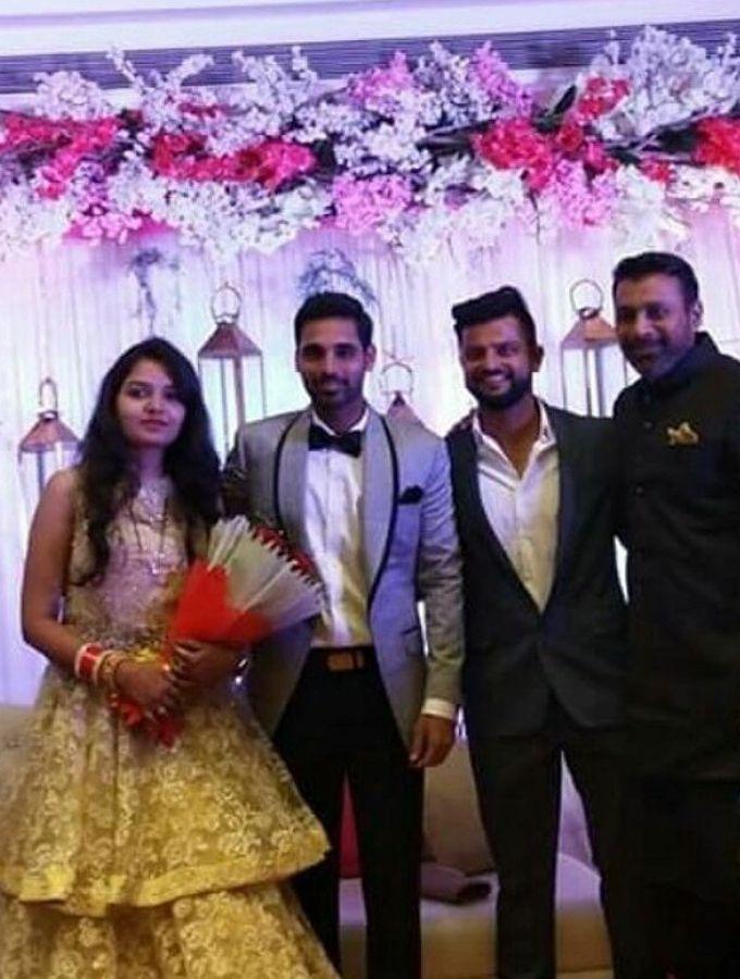 Cricketer Bhuvneshwar Kumar & Nupur Nagar Marriage Photos