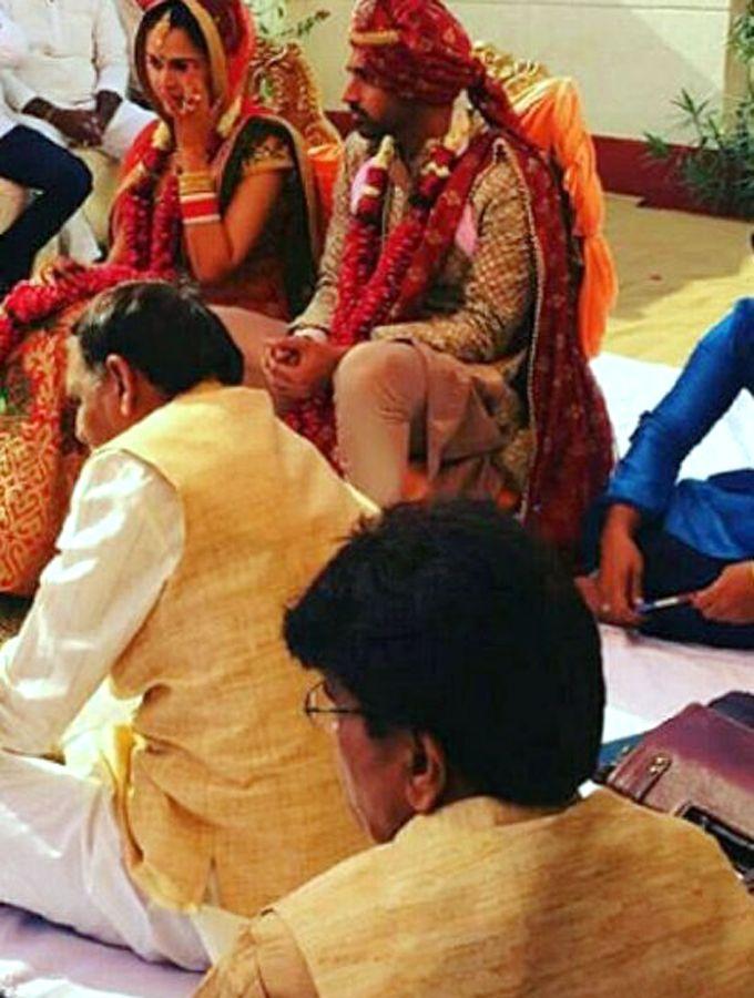 Cricketer Bhuvneshwar Kumar & Nupur Nagar Marriage Photos