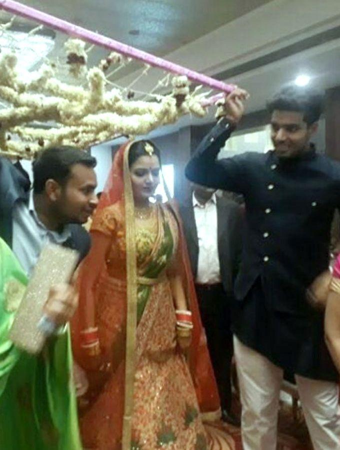 Cricketer Bhuvneshwar Kumar & Nupur Nagar Marriage Photos