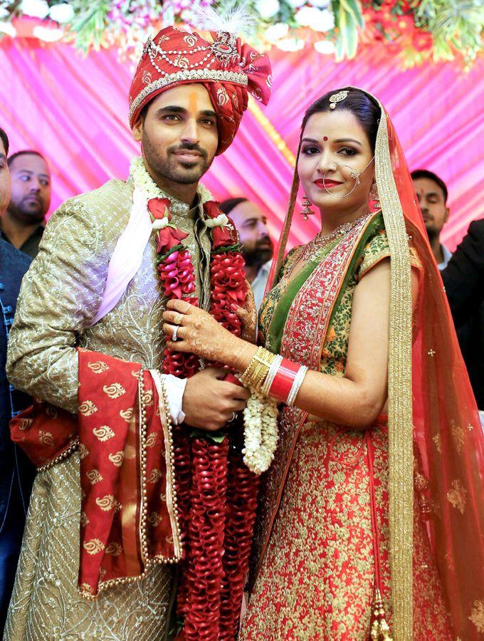 Cricketer Bhuvneshwar Kumar & Nupur Nagar Marriage Photos