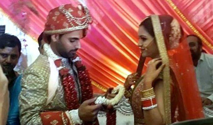 Cricketer Bhuvneshwar Kumar & Nupur Nagar Marriage Photos