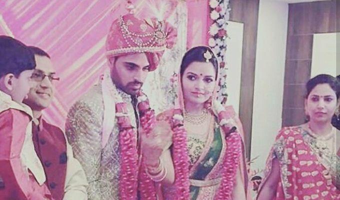 Cricketer Bhuvneshwar Kumar & Nupur Nagar Marriage Photos