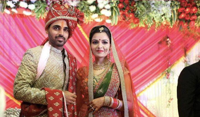 Cricketer Bhuvneshwar Kumar & Nupur Nagar Marriage Photos