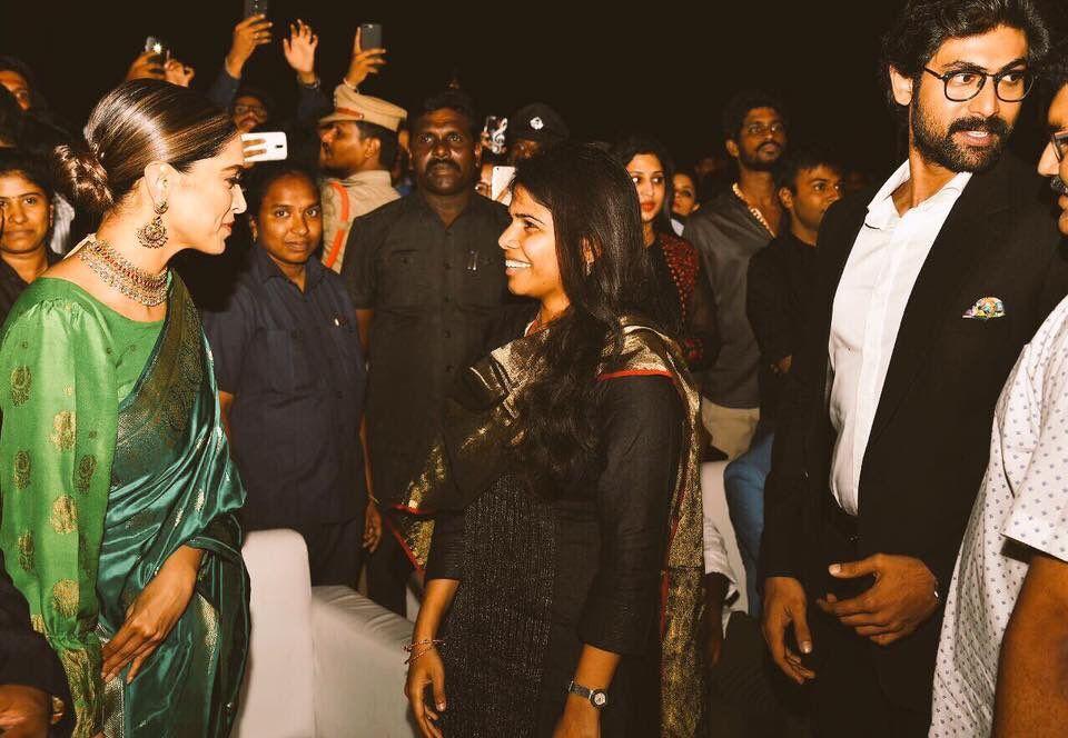 Deepika Padukone & Rana Daggubati at Social Media Summit Awards 2017 in AP