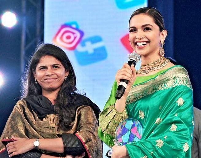 Deepika Padukone & Rana Daggubati at Social Media Summit Awards 2017 in AP