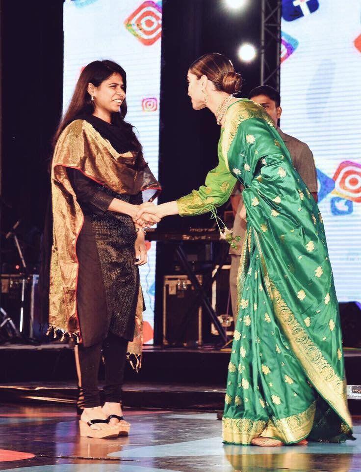 Deepika Padukone & Rana Daggubati at Social Media Summit Awards 2017 in AP