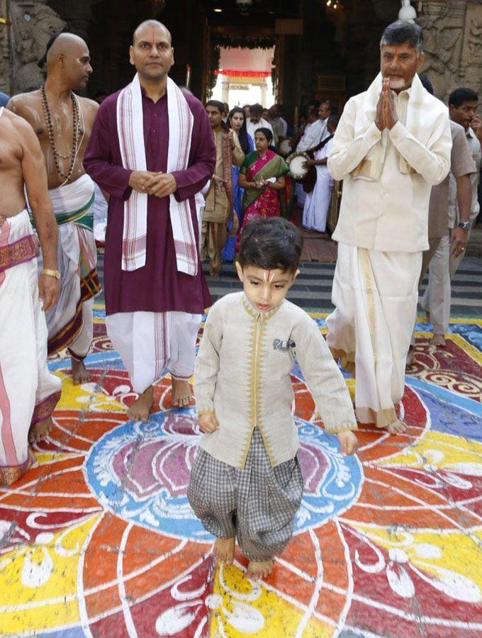 Devansh Birthday Celebrations In Tirumala Photos