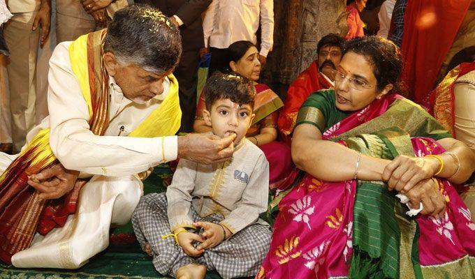 Devansh Birthday Celebrations In Tirumala Photos