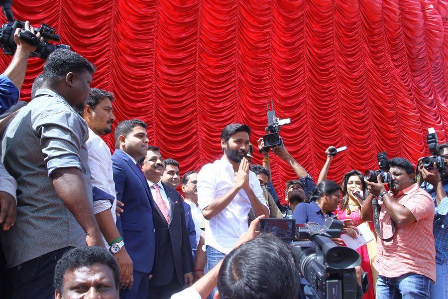 Dhanush inaugurates Prince Jewellery showroom in Coimbatore