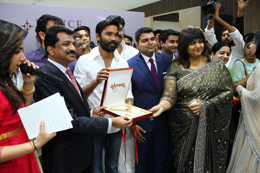 Dhanush inaugurates Prince Jewellery showroom in Coimbatore