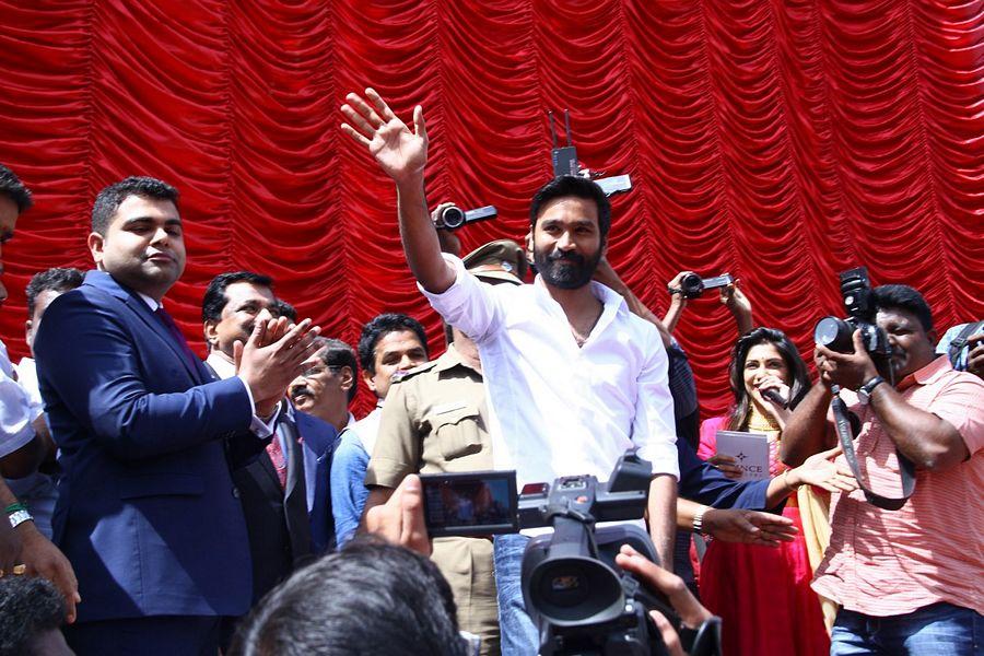 Dhanush inaugurates Prince Jewellery showroom in Coimbatore