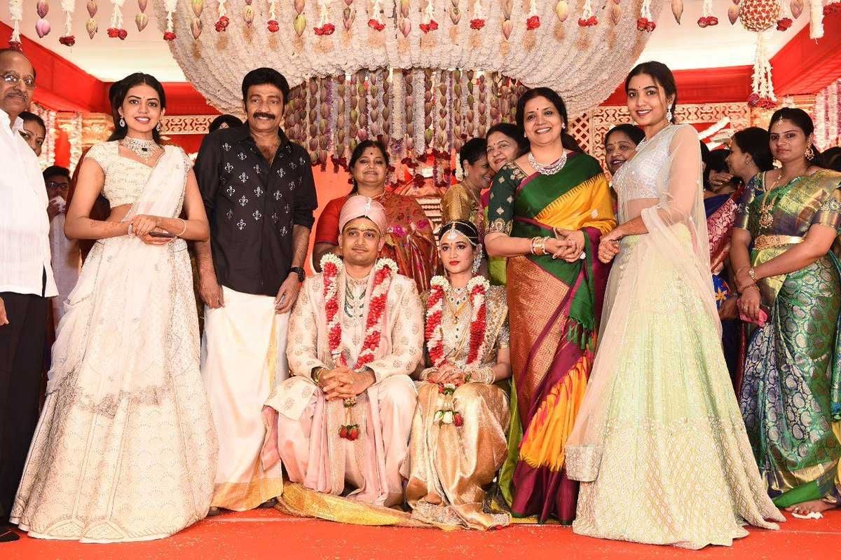 Dr Rajasekhar Nephew Karthik Wedding Pics
