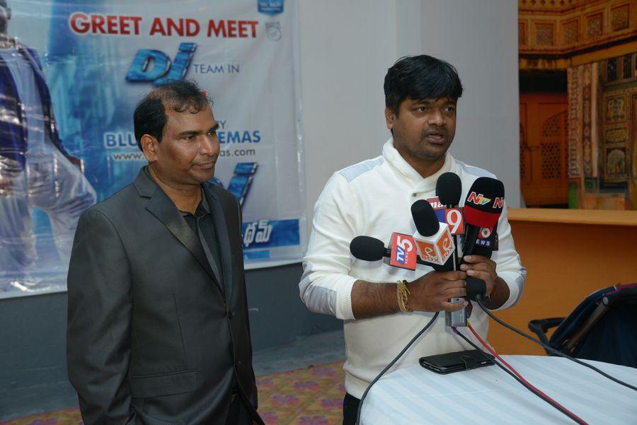 Duvvada Jagannadham Movie Team at New Jersey Meet Photos