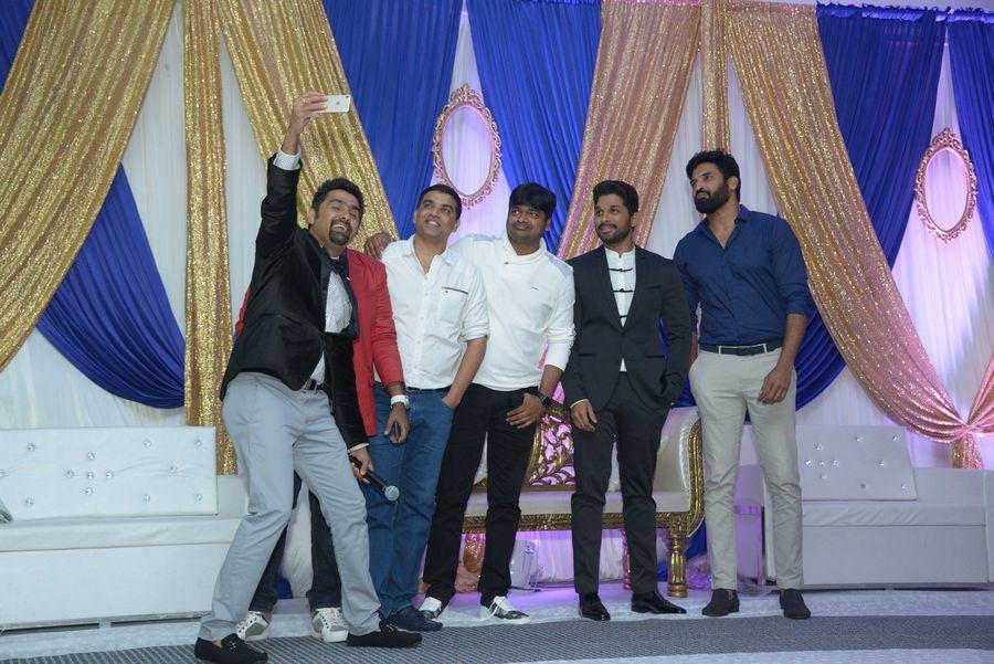 Duvvada Jagannadham Movie Team at New Jersey Meet Photos