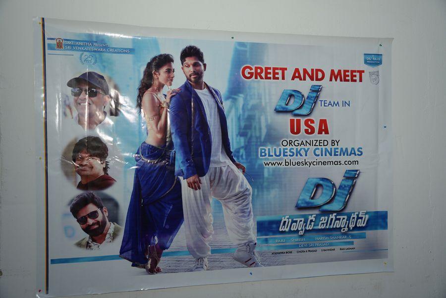 Duvvada Jagannadham Movie Team at New Jersey Meet Photos