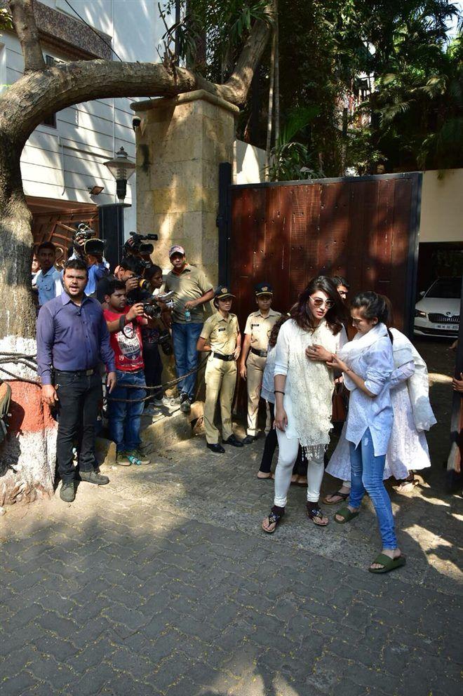 EXCLUSIVE PHOTOS: Celebs Pay Condolence To Actress Sridevi