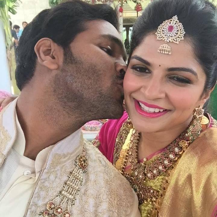 EXCLUSIVE PHOTOS: Vishnu Manchu wife Viranica Seemantham