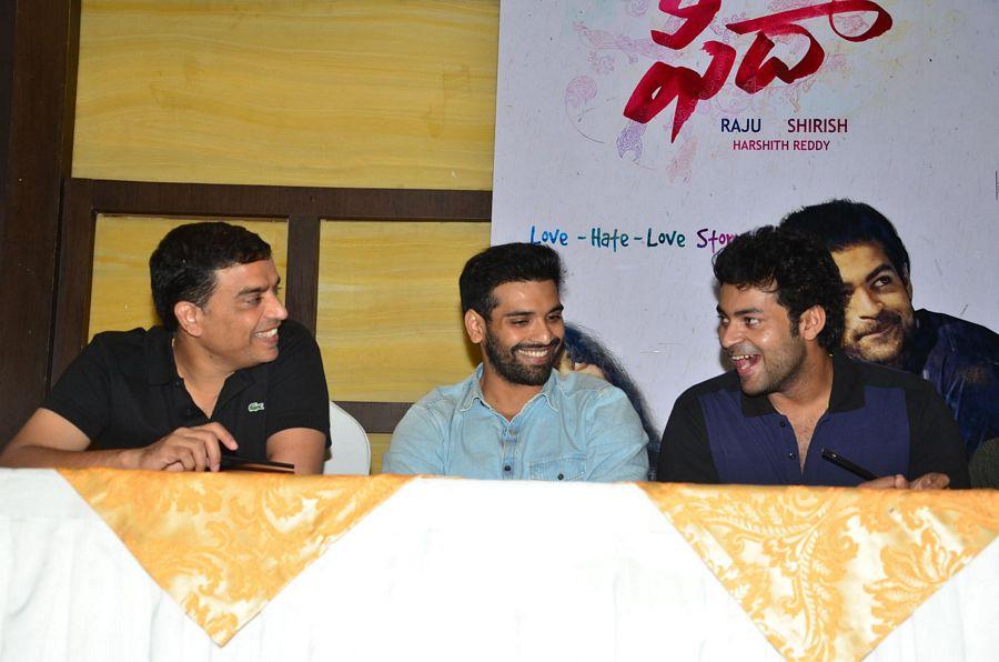 Fidaa Movie Team Press Meet in Vijayawada Photos