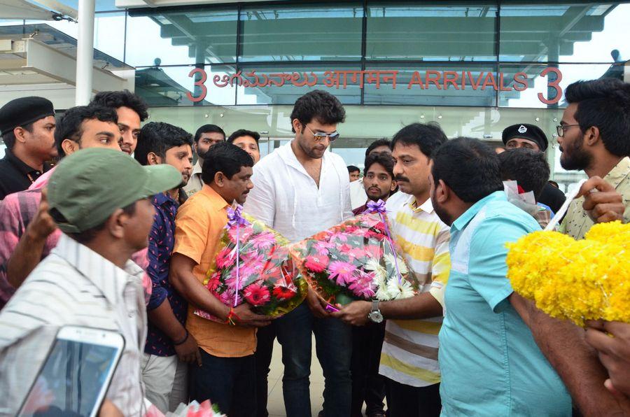 Fidaa Movie Team at Vijayawada Airport Photos