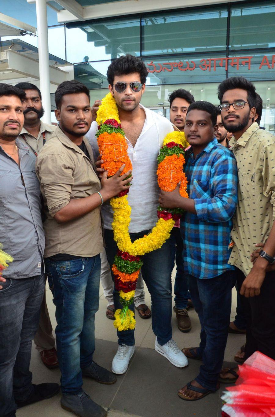 Fidaa Movie Team at Vijayawada Airport Photos