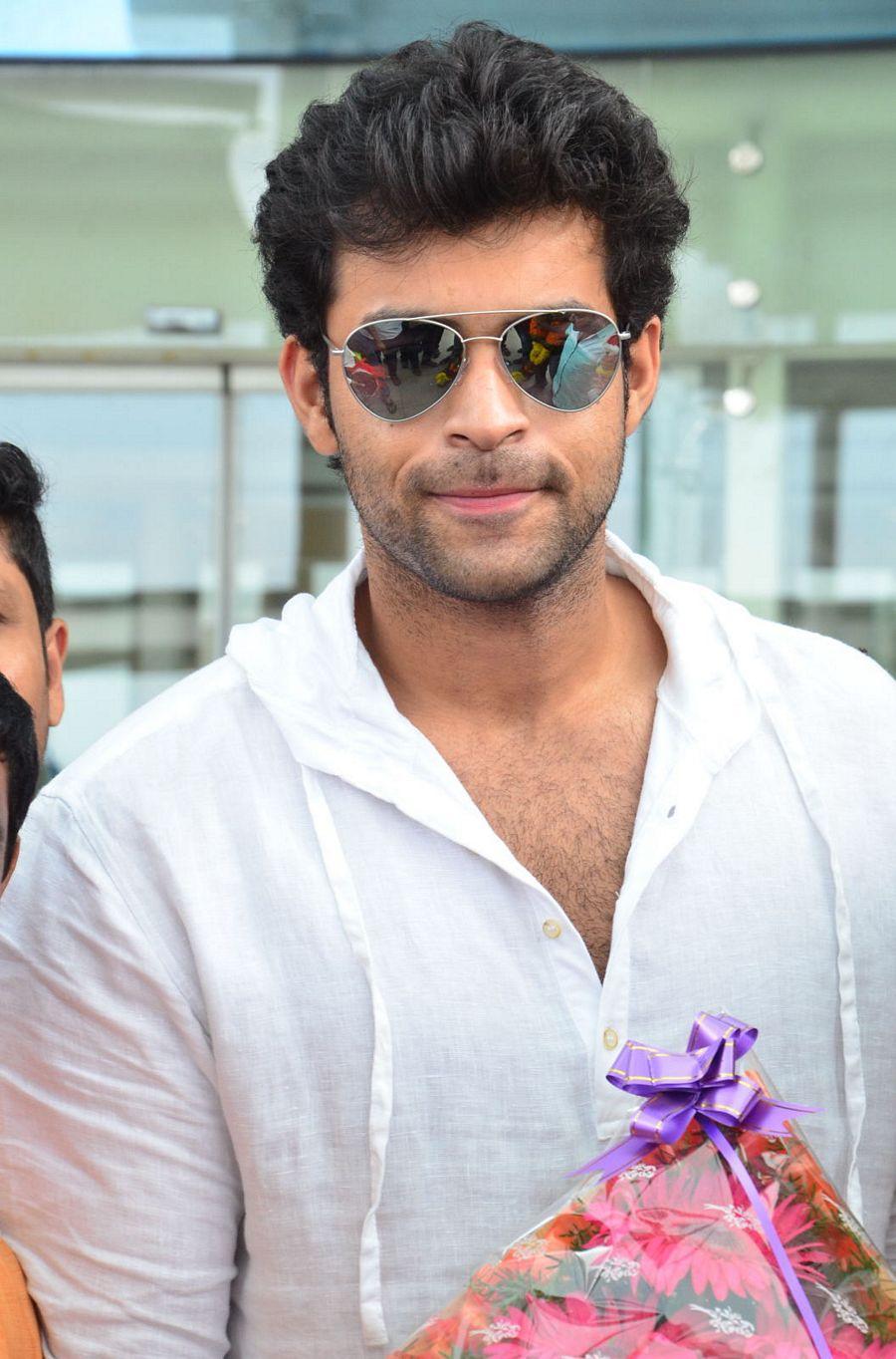 Fidaa Movie Team at Vijayawada Airport Photos