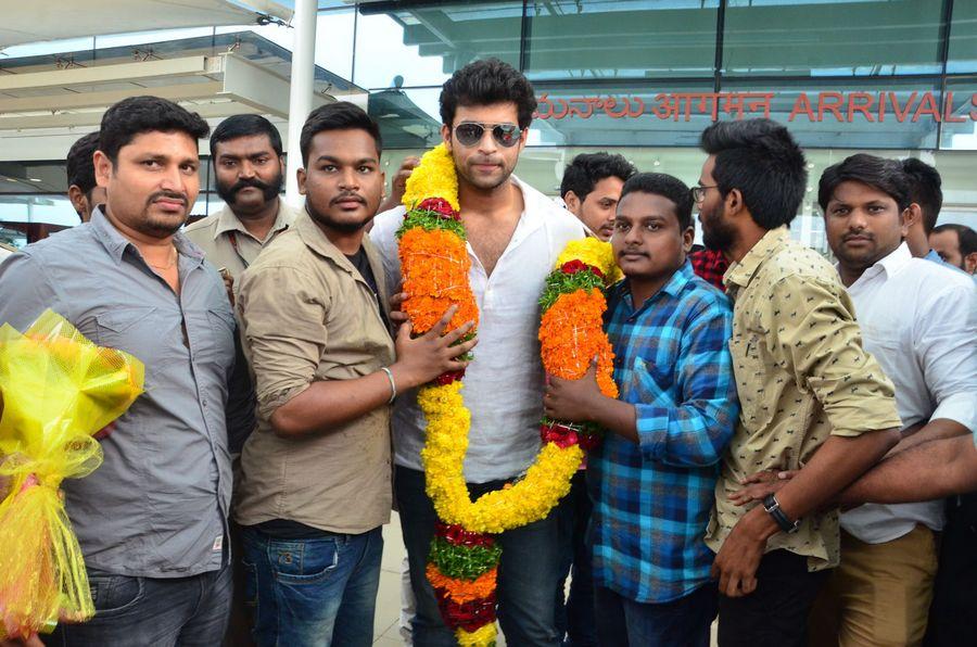 Fidaa Movie Team at Vijayawada Airport Photos