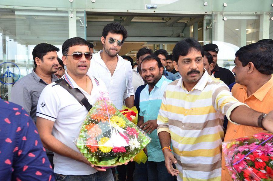 Fidaa Movie Team at Vijayawada Airport Photos