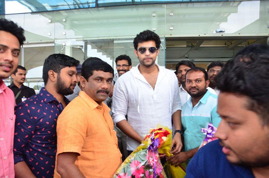 Fidaa Movie Team at Vijayawada Airport Photos
