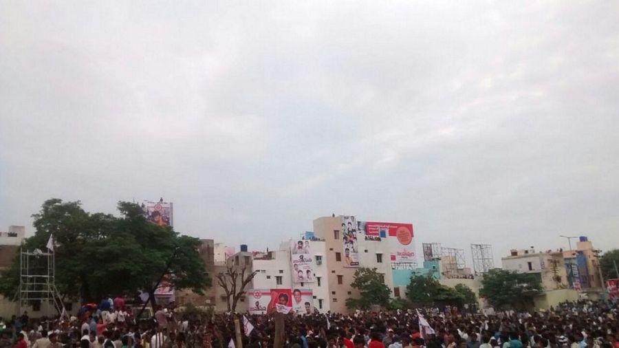 Full Packed with Crowd at Janasena Prasthanam Photos