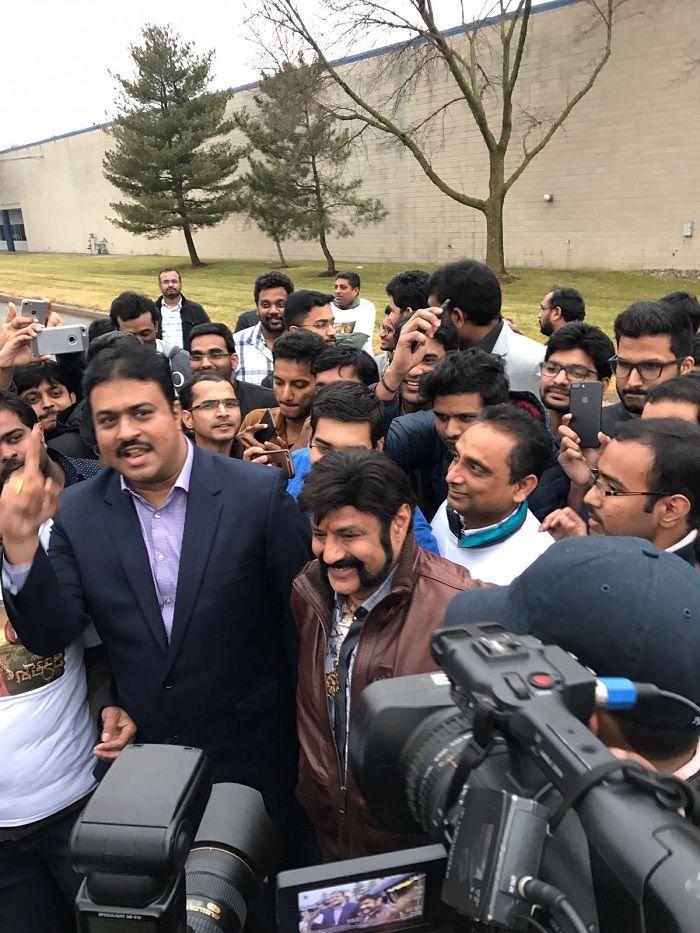 Gautamiputra Satakarni Movie Team At New Jersey Photos