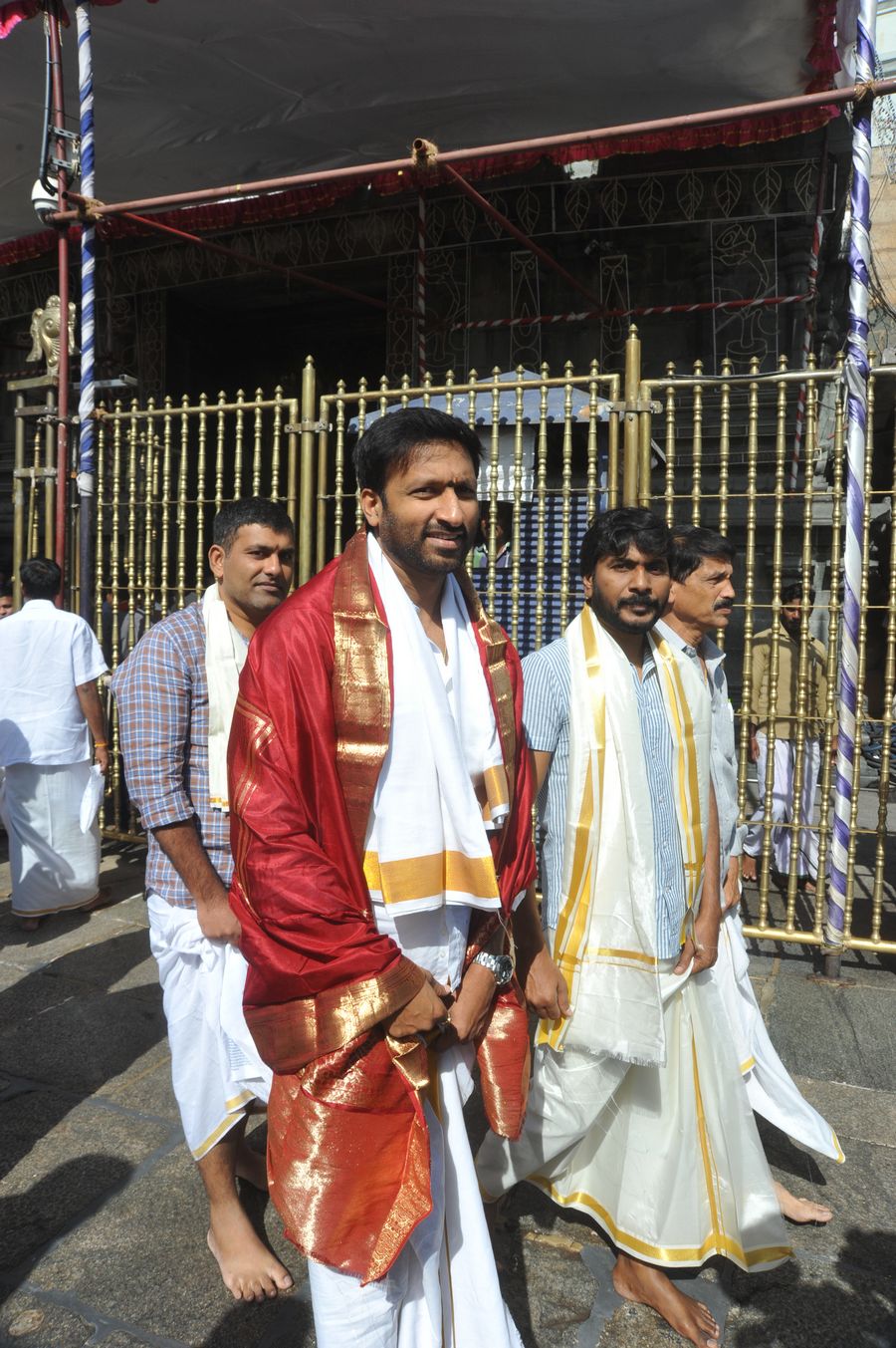 Gautham Nanda Movie Team at Tirumala Photos