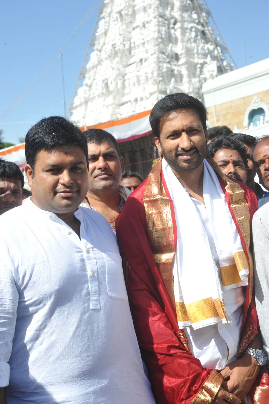 Gautham Nanda Movie Team at Tirumala Photos