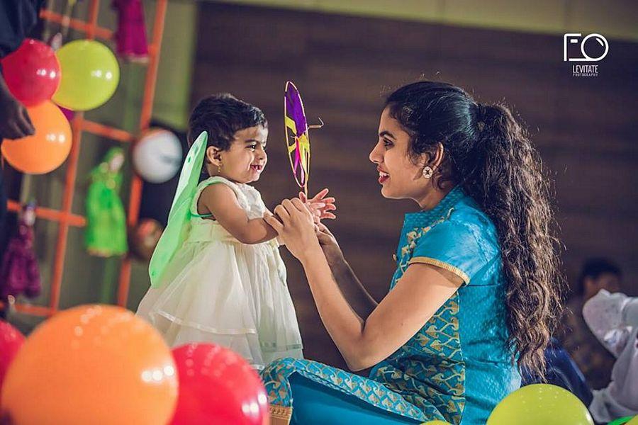 Hemachandra & Sravana Bhargavi Daughter 1st Birthday Celebrations Photos