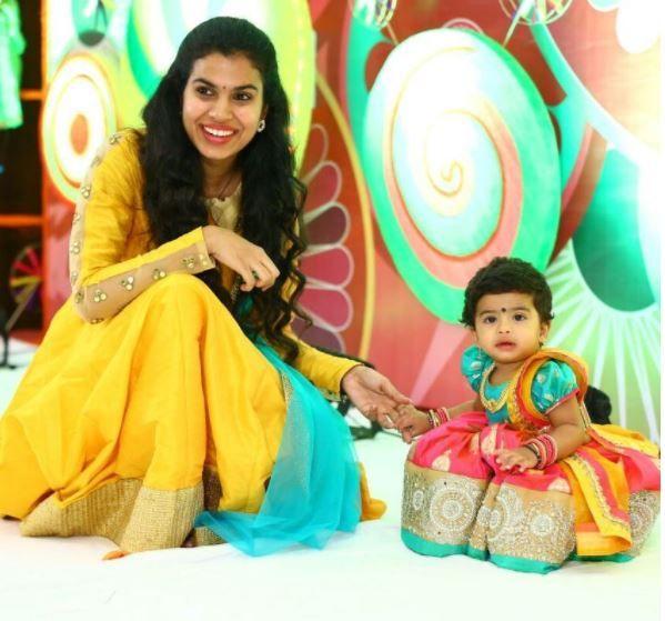 Hemachandra & Sravana Bhargavi Daughter 1st Birthday Celebrations Photos