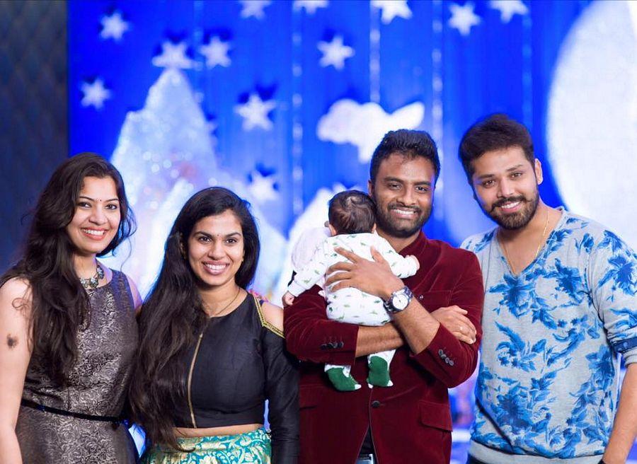 Hemachandra & Sravana Bhargavi Daughter Cradle Ceremony Photos