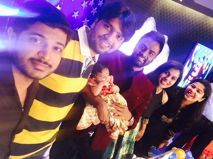 Hemachandra & Sravana Bhargavi Daughter Cradle Ceremony Photos