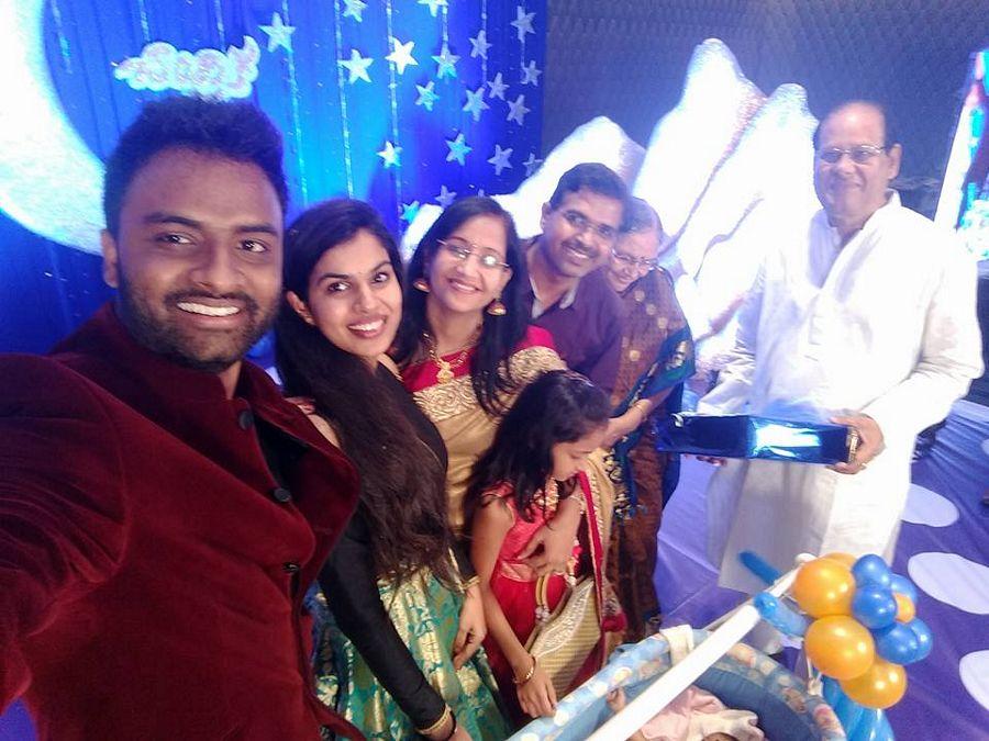 Hemachandra & Sravana Bhargavi Daughter Cradle Ceremony Photos