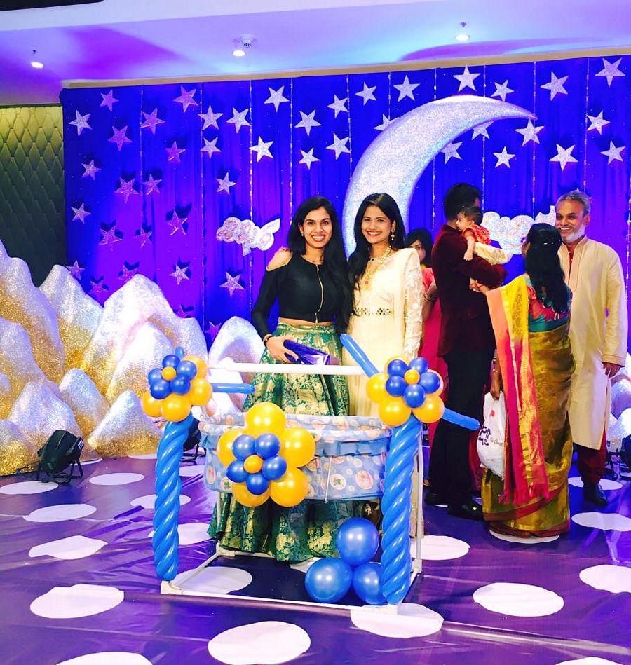 Hemachandra & Sravana Bhargavi Daughter Cradle Ceremony Photos
