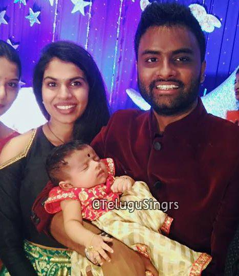 Hemachandra & Sravana Bhargavi Daughter Cradle Ceremony Photos