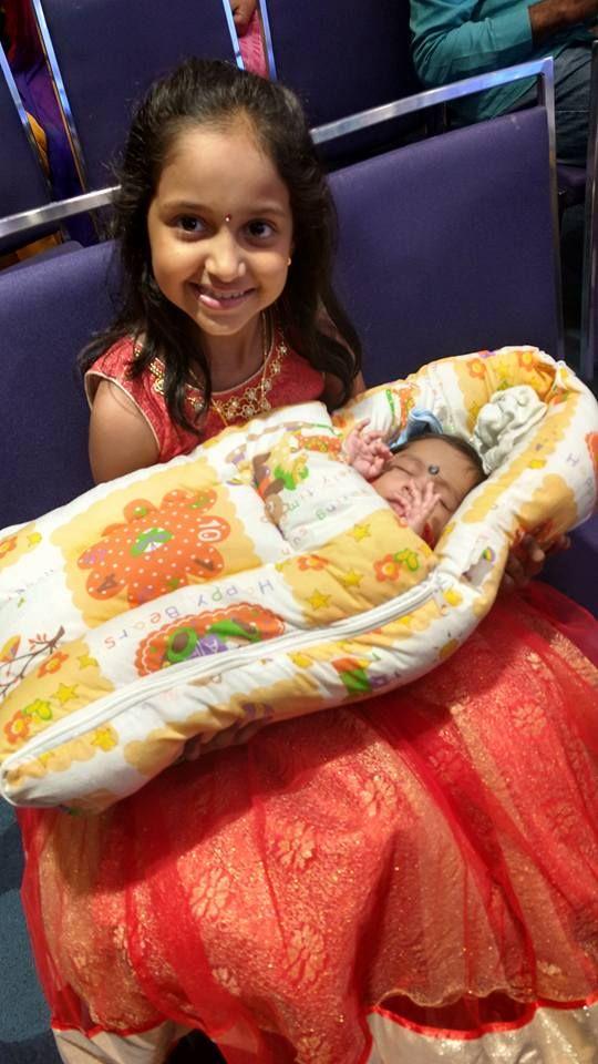 Hemachandra & Sravana Bhargavi Daughter Cradle Ceremony Photos
