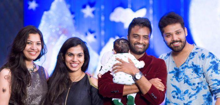 Hemachandra & Sravana Bhargavi Daughter Cradle Ceremony Photos