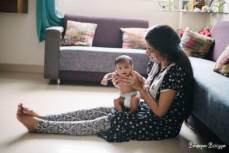 Hemachandra & Sravana Bhargavi Daughter Cradle Ceremony Photos