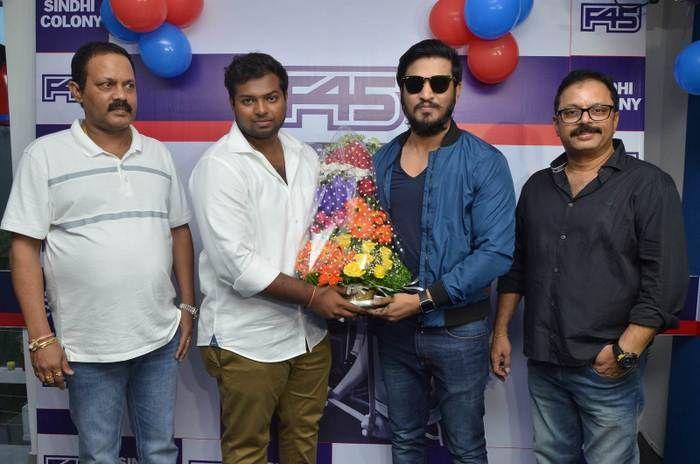 Hero Nikhil at F45 Fitness Centre Launch Photos