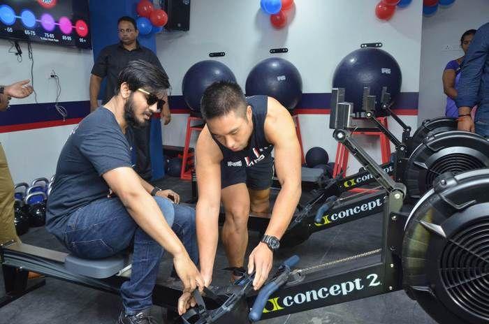 Hero Nikhil at F45 Fitness Centre Launch Photos