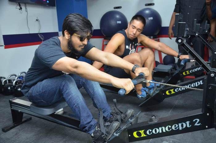 Hero Nikhil at F45 Fitness Centre Launch Photos