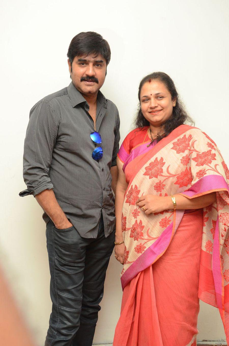 Hero Srikanth Family Nirmala Convent Interview Photos