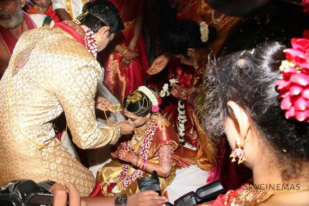 Hero Vishal Sister Aishwarya Marriage Exclusive Photos