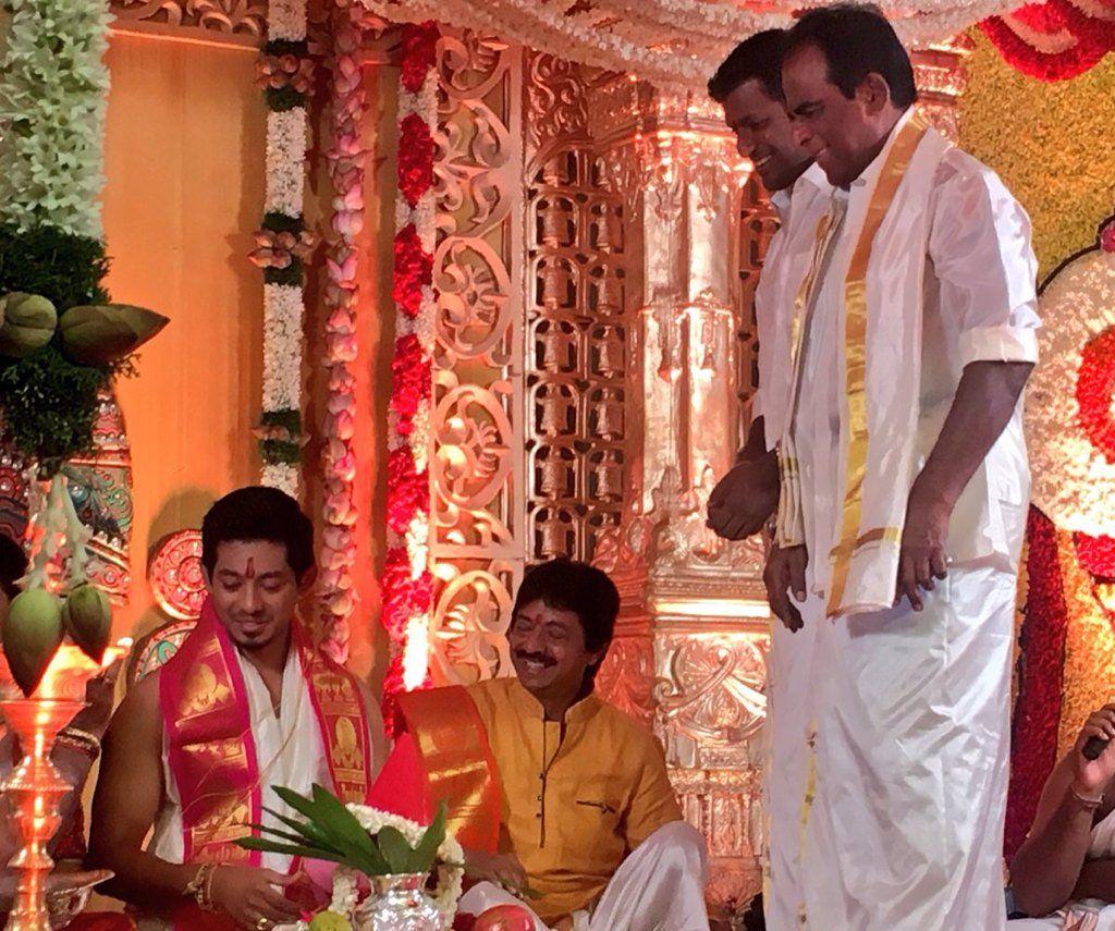 Hero Vishal Sister Aishwarya Marriage Exclusive Photos